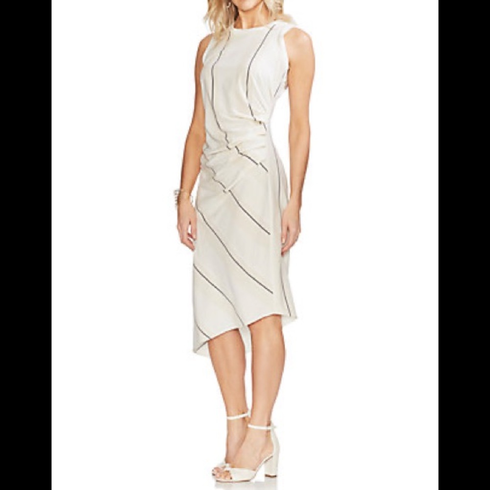 Vince Camuto Oasis Bloom Asymmetrical Dress